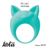 Зеленое эрекционное кольцо Lemur Remi - Lola Games - в Ногинске купить с доставкой