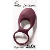 Бордовое эрекционное виброкольцо Daydream - Lola Games - в Ногинске купить с доставкой
