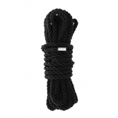 Черная веревка для шибари DELUXE BONDAGE ROPE - 5 м. - Dream Toys - купить с доставкой в Ногинске