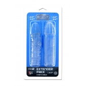 Комплект из 2 прозрачных насадок на пенис PENIS EXTENDER PACK - Dream Toys - в Ногинске купить с доставкой