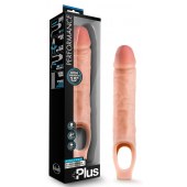 Телесный реалистичный фаллоудлинитель 10 Inch Silicone Cock Sheath Penis Extender - 25,4 см. - Blush Novelties - в Ногинске купить с доставкой