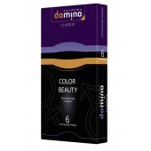 Разноцветные презервативы DOMINO Colour Beauty - 6 шт. - Domino - купить с доставкой в Ногинске