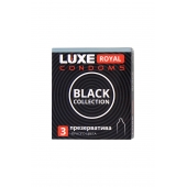 Черные презервативы LUXE Royal Black Collection - 3 шт. - Luxe - купить с доставкой в Ногинске