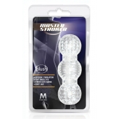 Прозрачный фигурный мастурбатор Master Stroker - Blush Novelties - в Ногинске купить с доставкой