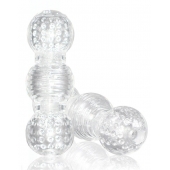 Прозрачный фигурный мастурбатор Master Stroker - Blush Novelties - в Ногинске купить с доставкой
