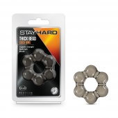 Дымчатое эрекционное кольцо Stay Hard Thick Bead Cock Ring - Blush Novelties - в Ногинске купить с доставкой