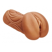 Кофейный мастурбатор-вагина Dumpling - Lola Games - в Ногинске купить с доставкой