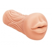 Телесный мастурбатор-ротик Sweet Lips - Lola Games - в Ногинске купить с доставкой
