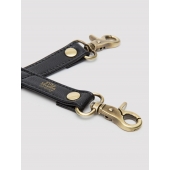 Черный фиксатор для манжет Bound to You Faux Leather Hogtie - Fifty Shades of Grey - купить с доставкой в Ногинске