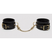 Черные оковы на ноги Bound to You Faux Leather Ankle Cuffs - Fifty Shades of Grey - купить с доставкой в Ногинске