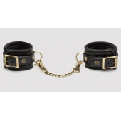 Черные наручники Bound to You Faux Leather Wrist Cuffs - Fifty Shades of Grey - купить с доставкой в Ногинске