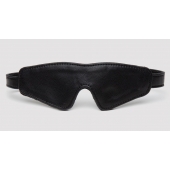 Черная плотная маска на глаза Bound to You Faux Leather Blindfold - Fifty Shades of Grey - купить с доставкой в Ногинске