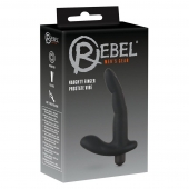 Черный вибромассажер простаты Naughty Finger Prostate Vibe - 13,8 см. - Orion - в Ногинске купить с доставкой