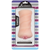 Телесный мастурбатор-вагина X-Basic Pocket Pussy без вибрации - Lovetoy - в Ногинске купить с доставкой