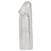 Удлиняющая насадка на пенис Mega Dick Sleeve Transparent - Orion - в Ногинске купить с доставкой
