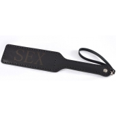 Черная гладкая шлепалка SEX - 35 см. - Sitabella - купить с доставкой в Ногинске
