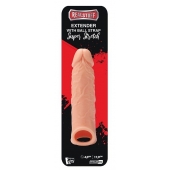 Телесная насадка EXTENDER WITH BALL STRAP 6.5 - 17 см. - Dream Toys - в Ногинске купить с доставкой
