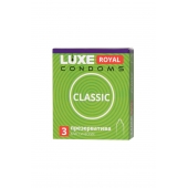 Гладкие презервативы LUXE Royal Classic - 3 шт. - Luxe - купить с доставкой в Ногинске