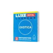 Текстурированные презервативы LUXE Royal Exotica - 3 шт. - Luxe - купить с доставкой в Ногинске