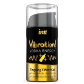 Жидкий интимный гель с эффектом вибрации Vibration! Vodka Energy - 15 мл. - INTT - купить с доставкой в Ногинске