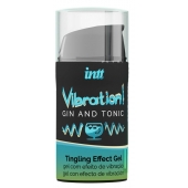 Жидкий интимный гель с эффектом вибрации Vibration! Gin   Tonic - 15 мл. - INTT - купить с доставкой в Ногинске