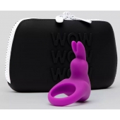 Фиолетовое эрекционное виброкольцо Happy Rabbit Cock Ring Kit - Happy Rabbit - в Ногинске купить с доставкой