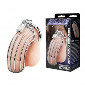 Металлическая клетка Prisoner Cock Сage с замком - BlueLine - купить с доставкой в Ногинске