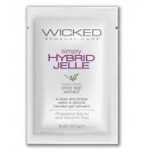 Гель-лубрикант на водно-силиконовой основе Simply Hybrid Jelle - 3 мл. - Wicked - купить с доставкой в Ногинске