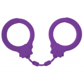 Фиолетовые силиконовые поножи Limitation - Lola Games - купить с доставкой в Ногинске