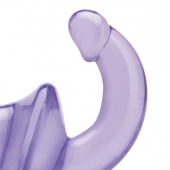 Фиолетовый безремневой страпон Strapless Strap-On - Lux Fetish - купить с доставкой в Ногинске