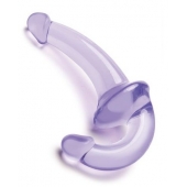 Фиолетовый безремневой страпон Strapless Strap-On - Lux Fetish - купить с доставкой в Ногинске