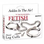 Металлические наручники Metal Leg Cuffs - Pipedream - купить с доставкой в Ногинске