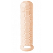 Телесный фаллоудлинитель Homme Long - 15,5 см. - Lola Games - в Ногинске купить с доставкой