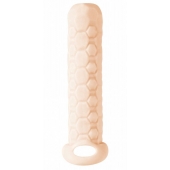 Телесный фаллоудлинитель Homme Long - 13,5 см. - Lola Games - в Ногинске купить с доставкой