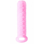 Розовый фаллоудлинитель Homme Long - 13,5 см. - Lola Games - в Ногинске купить с доставкой