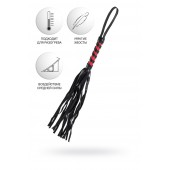 Черно-красный флоггер Anonymo - 45 см. - ToyFa - купить с доставкой в Ногинске