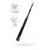 Черный флоггер Anonymo - 64 см. - ToyFa - купить с доставкой в Ногинске