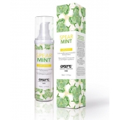 Разогревающее массажное масло Gourmet Spearmint Organic с органическими ингредиентами - 50 мл. - Exsens - купить с доставкой в Ногинске