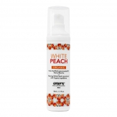 Разогревающее массажное масло Gourmet White Peach Organic с органическими ингредиентами - 50 мл. - Exsens - купить с доставкой в Ногинске