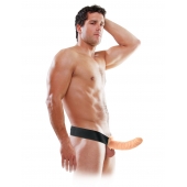 Полый страпон 8  Hollow Strap-On телесного цвета - 19 см. - Pipedream - купить с доставкой в Ногинске