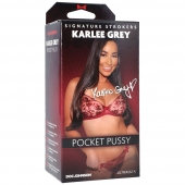 Мастурбатор-вагина Karlee Grey ULTRASKYN Pocket Pussy - Doc Johnson - в Ногинске купить с доставкой