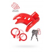 Красный мужской пояс верности из пластика - ToyFa - купить с доставкой в Ногинске