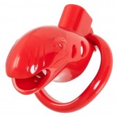 Красный мужской пояс верности из пластика - ToyFa - купить с доставкой в Ногинске