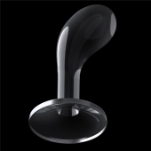 Прозрачный стимулятор простаты Flawless Clear Prostate Plug - 15 см. - Lovetoy - в Ногинске купить с доставкой