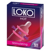 Стимулирующая насадка на пенис LOKO HOT с возбуждающим эффектом - Sitabella - в Ногинске купить с доставкой