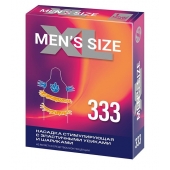 Стимулирующая насадка на пенис MEN SIZE 333 - Sitabella - в Ногинске купить с доставкой