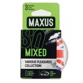 Презервативы в пластиковом кейсе MAXUS AIR Mixed - 3 шт. - Maxus - купить с доставкой в Ногинске