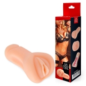 Телесный реалистичный мастурбатор в виде вагины - Bior toys - в Ногинске купить с доставкой