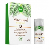 Возбуждающий гель с ароматом кокоса Vibration Coconut - 15 мл. - INTT - купить с доставкой в Ногинске