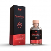 Массажный гель с ароматом клубники Strawberry - 30 мл. - INTT - купить с доставкой в Ногинске